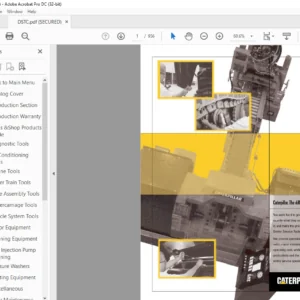 Caterpillar Dealer Service & Tool Catalog Manual - PDF DOWNLOAD
