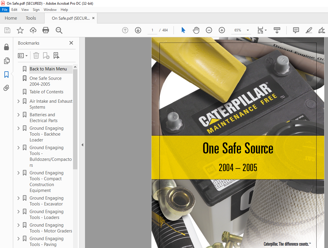 Caterpillar One Safe Source Manual - PDF DOWNLOAD - HeyDownloads ...