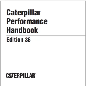 Caterpillar Performance Handbook Edition 36 Manual - PDF DOWNLOAD