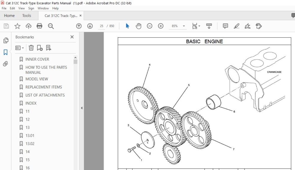 Caterpillar Service Manual,Schematic, Parts Manual Operation And ...