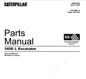 Caterpillar Service Manual,Schematic, Parts Manual Operation and ...