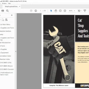 Caterpillar Shop Supplies & Tools Manual - PDF DOWNLOAD