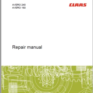 Claas Avero 240 Avero 160 Repair Manual - PDF DOWNLOAD