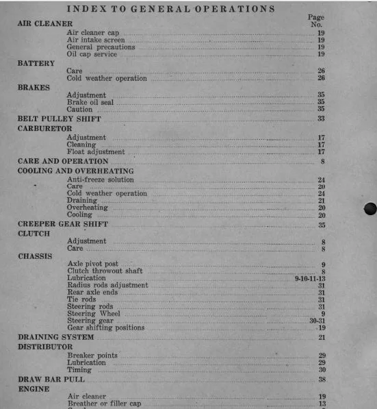 Cockshutt 30 Tractor Operating Instructions Manual - PDF DOWNLOAD - Image 3
