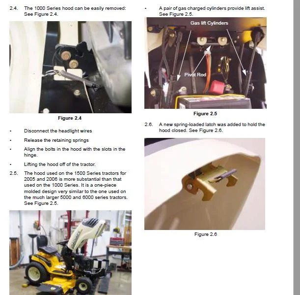 Cub Cadet 1000 & 1500 Series Riding Tractors Service Manual - PDF DOWNLOAD - Image 3