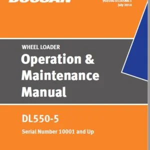 Doosan DL550-5 Wheel Loader Operation & Maintenance Manual - PDF DOWNLOAD