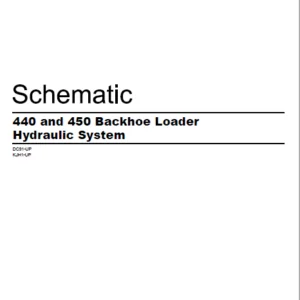 EN CAT 440 and 450 Backhoe Loader Backhoe Loader Hydraulic System Schematic Manual - PDF DOWNLOAD