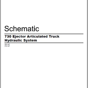 EN CAT Articulated Dump Truck 730 Hydraulic Schematic MANUAL - PDF DOWNLOAD