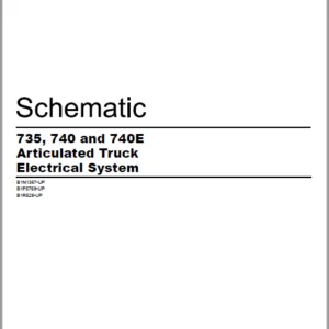 EN CAT Articulated Dump Truck 735 740 740E 299-5872-01 Electric Schematic Manual - PDF DOWNLOAD