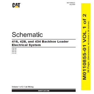 EN CAT Backhoe Loader 416 428 434 Schematic Manual - PDF DOWNLOAD