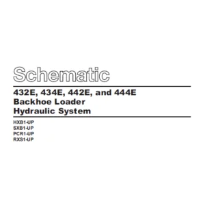 EN CAT Backhoe Loader 432E 434E 442E 444E   Hydraulic Schematic Manual - PDF DOWNLOAD