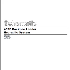 EN CAT Backhoe Loader 432FHydraulic Schematic Manual - PDF DOWNLOAD