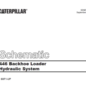 EN CAT Backhoe Loader 446 Hydraulic Schematic - PDF DOWNLOAD