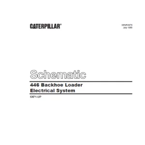 EN CAT Backhoe Loader 466 Backhoe Loader Electrical System Schematic Manual  - PDF DOWNLOAD