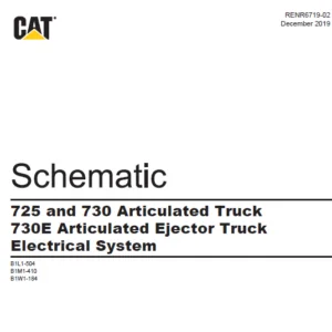 EN Cat 725 and 730 Articulated Truck 730E Articulated Ejector Truck Electrical System Manual - PDF DOWNLOAD