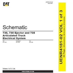 EN Cat 730 730 Ejector and 735 Articulated Truck Electrical System Manual - PDF DOWNLOAD