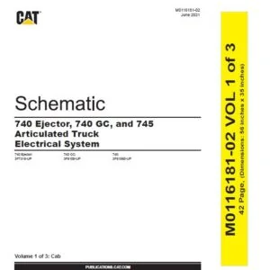 EN Cat 740 Ejector 740 GC and 745 Articulated Truck Electrical System manual - PDF DOWNLOAD