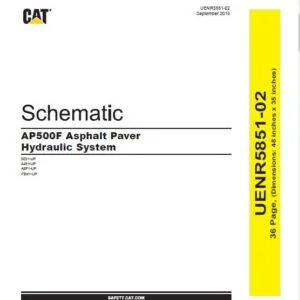 EN Cat AP500F Asphalt Paver Electrical System Manual - PDF DOWNLOAD