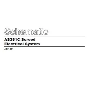 EN Cat AS351C Screed Asphalt Paver Hydraulic System Schematic Manual - PDF DOWNLOAD