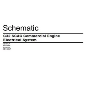 EN Cat C32 SCAC Commercial Engine Electrical System Manual - PDF DOWNLOAD