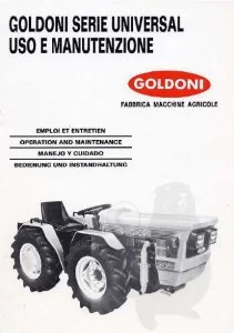 Goldoni 240 Tractor Operation & Maintenance Manual - PDF DOWNLOAD