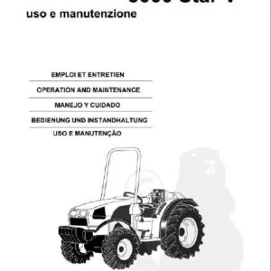 Goldoni 3000 Star V Tractor Operation & Maintenance Manual - PDF DOWNLOAD