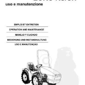 Goldoni Euro RS SN Tractor Operation & Maintenance Manual - PDF DOWNLOAD