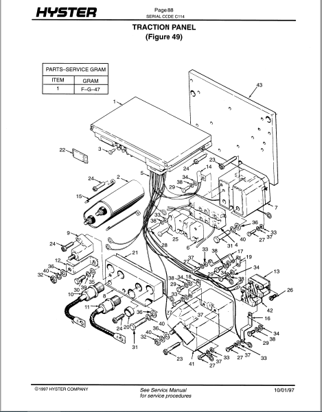 Hyster Electric E25-30-35XL E1.25-1.50-1.75XL (C114) Parts Manual - PDF ...