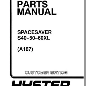 Hyster S40-50-60XL(A187) Spacesaver Parts Manual - PDF DOWNLOAD