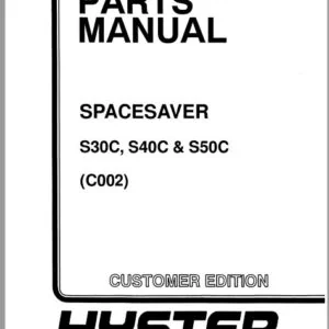 Hyster Spacesaver S30C S40C & S50C (C002) Parts Manual - PDF DOWNLOAD