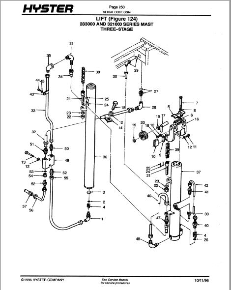 Hyster Spacesaver S60-70-80-100-120e (s3.00-3.50-4.00-5.00-5.50e) (c004 