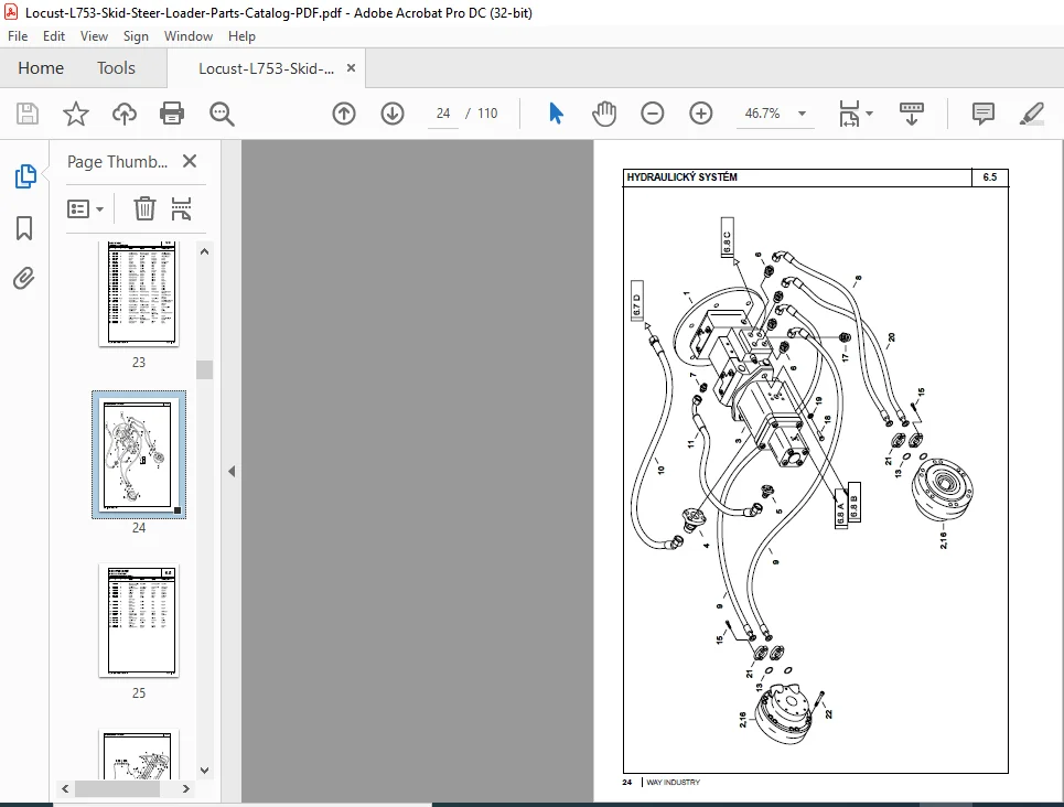 Locust 753 Skid Steer Loader Parts Catalog Manual - PDF DOWNLOAD - Image 4