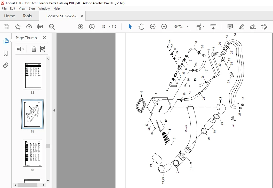 Locust L903 Skid Steer Loader Parts Catalog Manual - PDF DOWNLOAD - Image 3