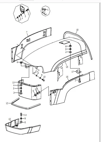 Luzhong 40 Series Wheeled Tractor Parts Catalogue Manual - PDF DOWNLOAD - Image 7
