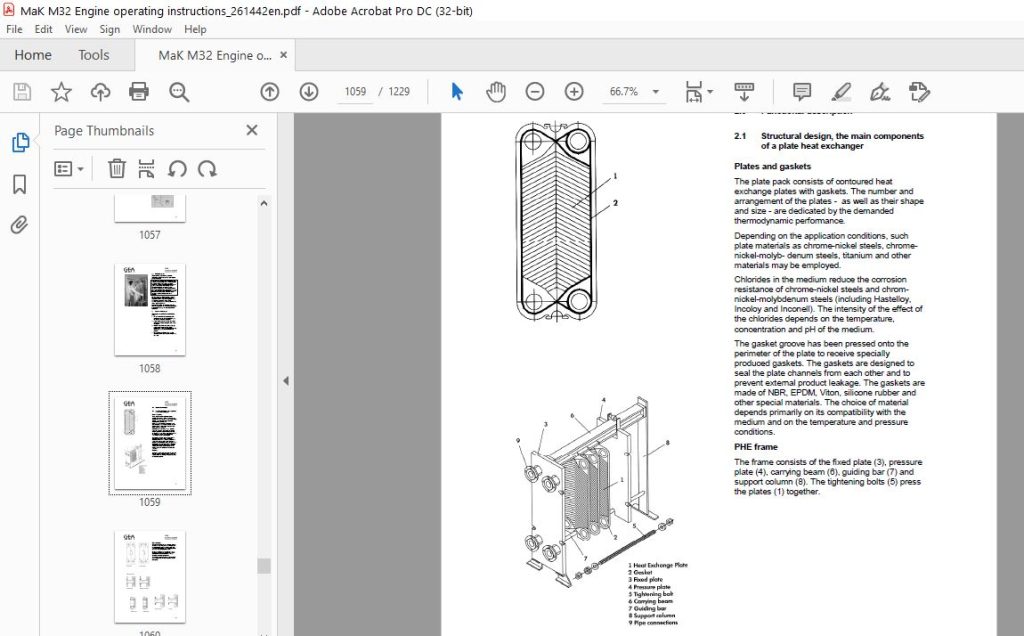 Mak M32 Engine Operating Instructions Manual - PDF DOWNLOAD ...