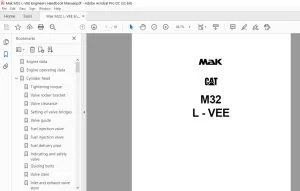Mak M32 L-VEE Engineers Handbook Manual - PDF DOWNLOAD