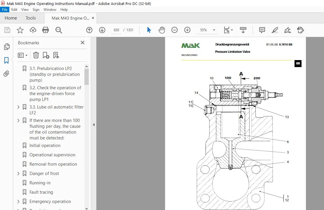 Mak M43 Engine Operating Instructions Manual - PDF DOWNLOAD - Image 2