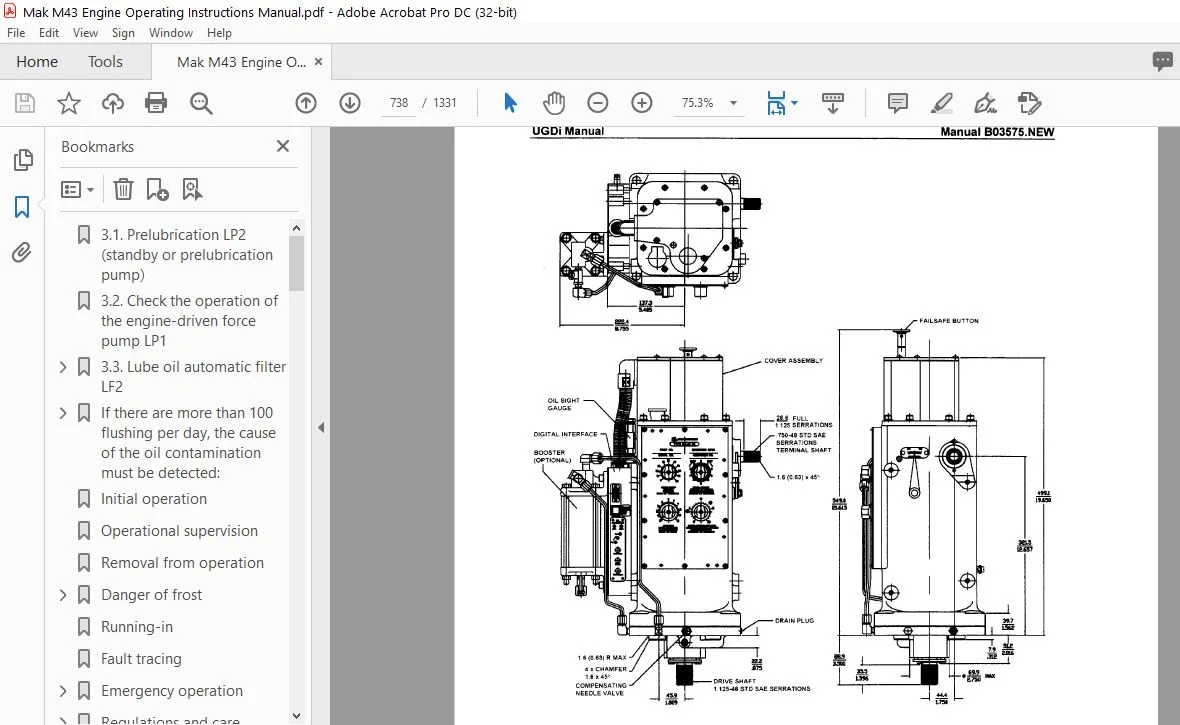 Mak M43 Engine Operating Instructions Manual - PDF DOWNLOAD - Image 3
