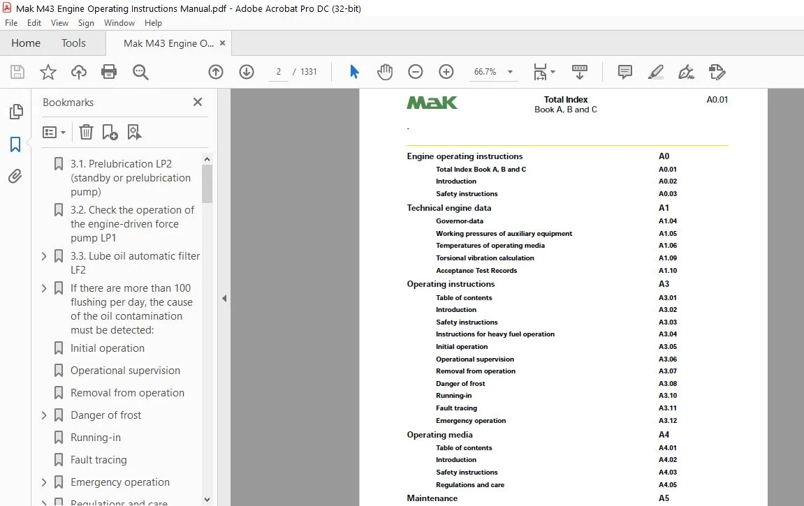Mak M43 Engine Operating Instructions Manual - PDF DOWNLOAD - Image 5