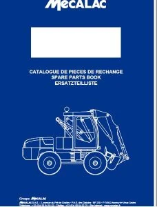 Mecalac 10MSX Spare Parts Catalog Manual - PDF DOWNLOAD
