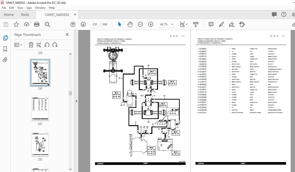 Mecalac 12MXT Spare Parts Catalog Manual - PDF DOWNLOAD - Image 4