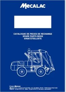 Mecalac 14MXT Spare Parts Catalog Manual - PDF DOWNLOAD