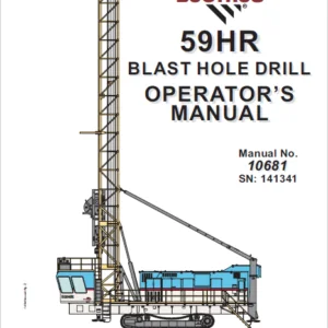 CAT Rotary Track Drills 59HR Blast Hole Drill Operatior’s Manual  - PDF DOWNLOAD