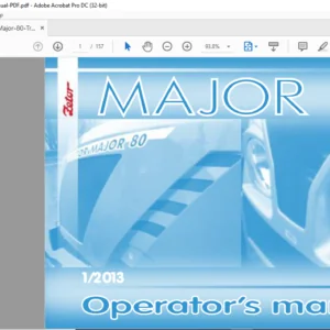 Zetor Major 80 Tractor Operator's Manual - PDF DOWNLOAD