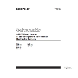 CAT 938F Wheel Loader & IT38F Integrated Toolcarrier Hydraulic System  Schematic Manual - PDF DOWNLOAD