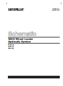 CAT 980G Wheel Loader Hydraulic System Schematic Manual  - PDF DOWNLOAD