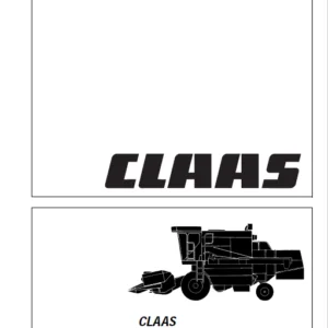 CLAAS Dominator 68S Combines Operator's Manual - PDF DOWNLOAD