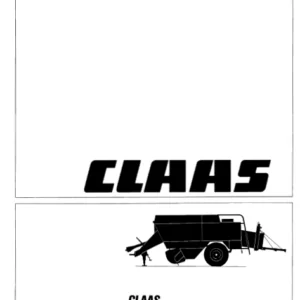 CLAAS Quadrant 1200 Balers Repair Manual - PDF DOWNLOAD