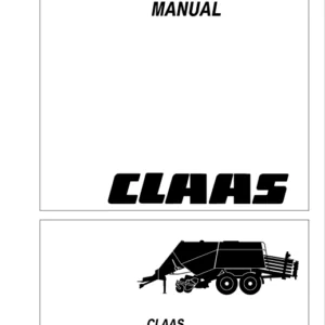 CLAAS Quadrant 2200 Quadrant 2200 Roto Cut Balers Repair Manual - PDF DOWNLOAD