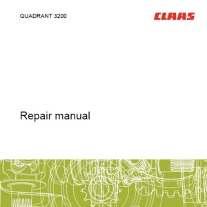 CLAAS Quadrant 3200 Balers Repair Manual - PDF DOWNLOAD